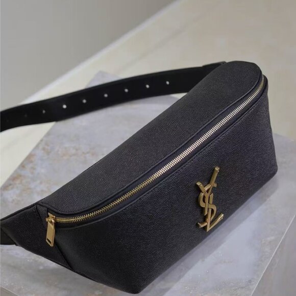 Saint Laurent Paris Crossbody Belt Bag Men Bags Belt Bags Briefcases Wall Black - Picture 2 of 8